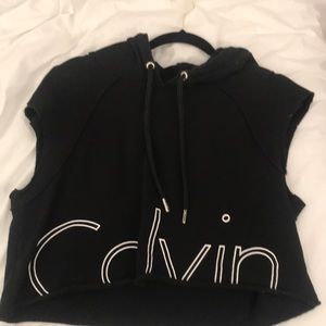 Calvin Klein cropped hoodie